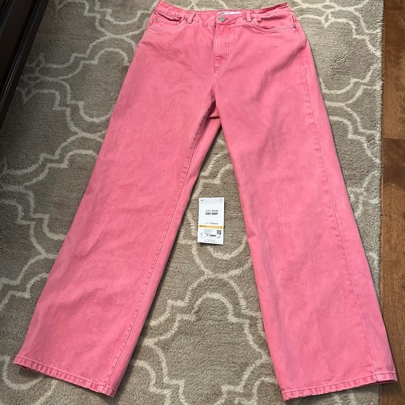 Barbie Pink Garage wide leg size 11 jeans - Picture 1 of 5